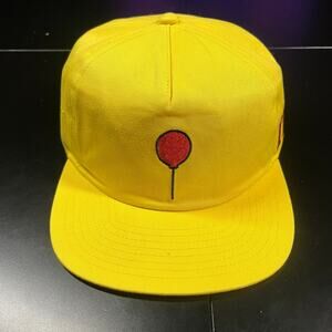 Vans x House of Terror - IT  Pennywise Cap Hat Yellow One Size Adjustable New